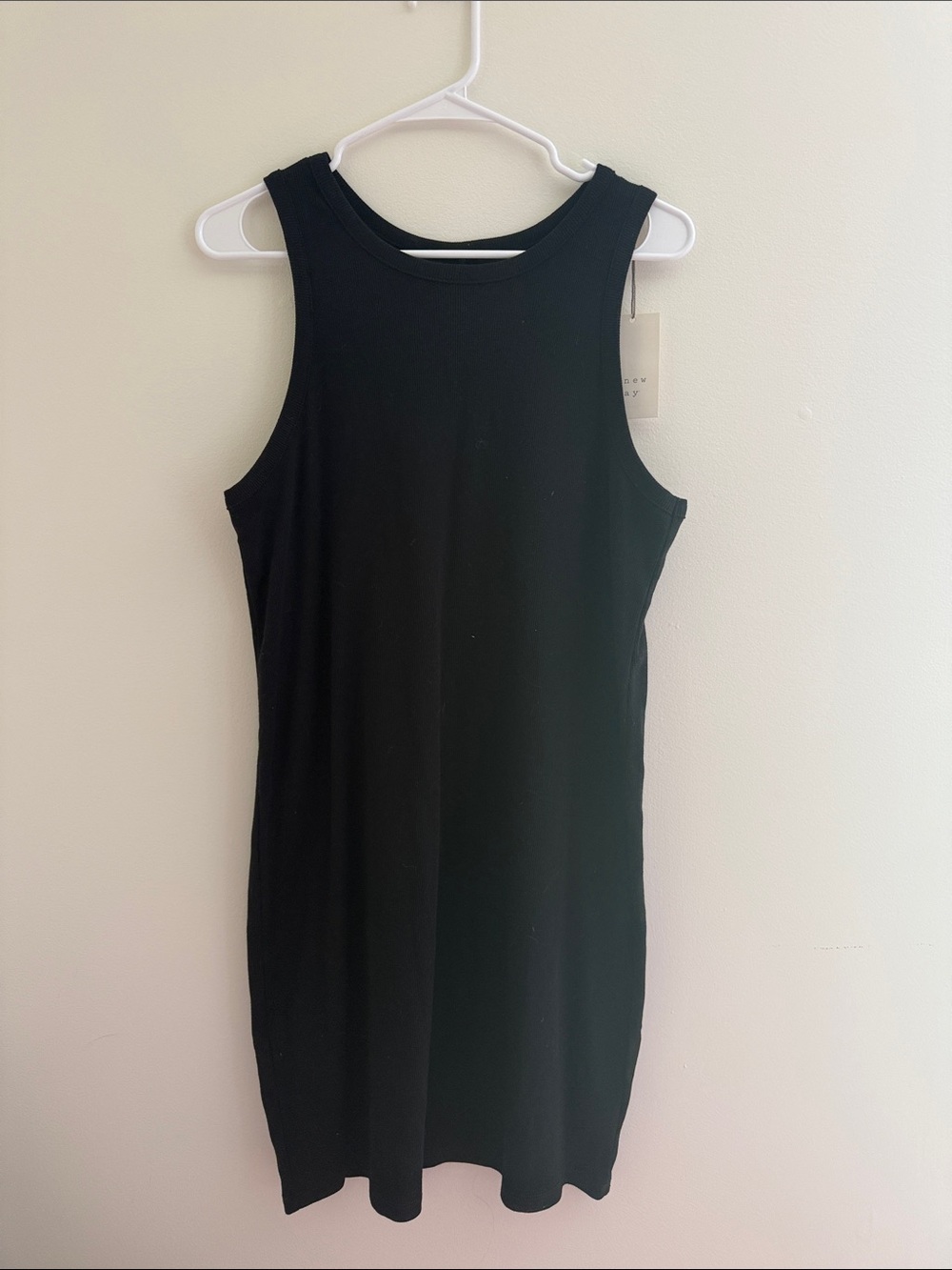a new day Black Sleeveless Tank Dress